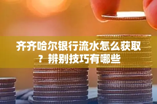 齐齐哈尔银行流水怎么获取?辨别技巧有哪些